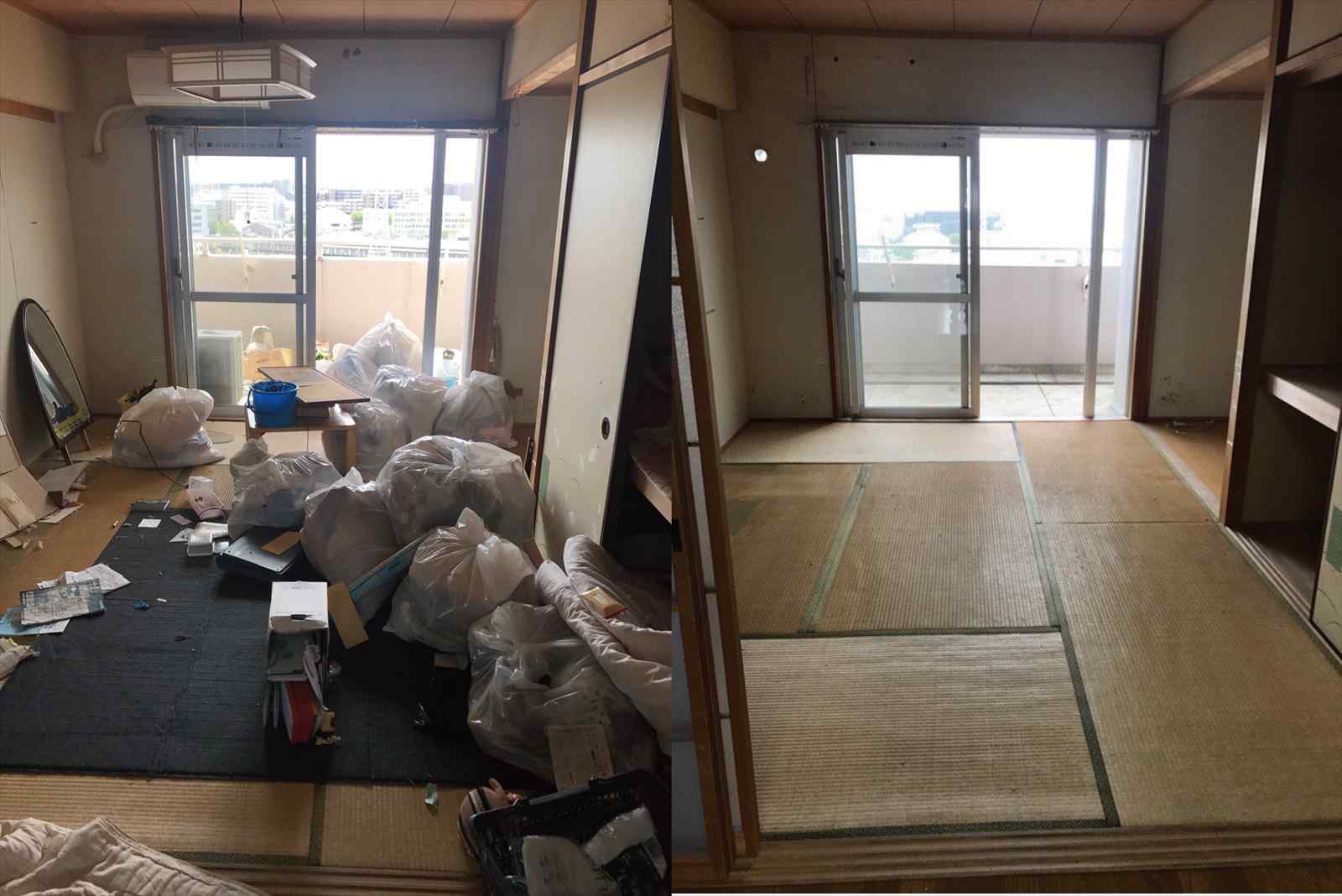 不用品回収BeforeAfter